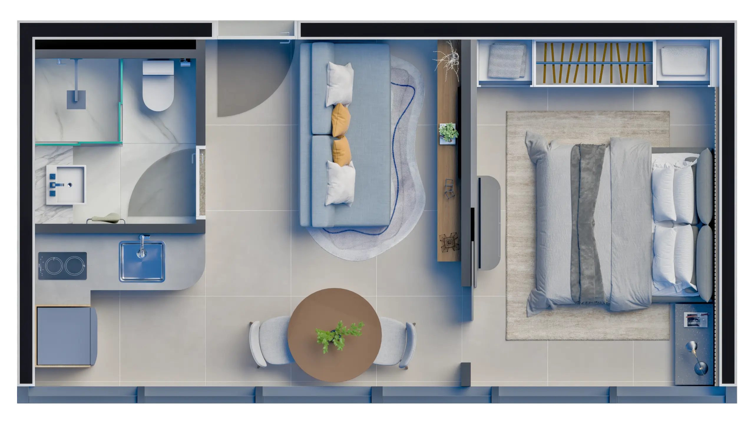 Planta Studio Lee Dama Tower I